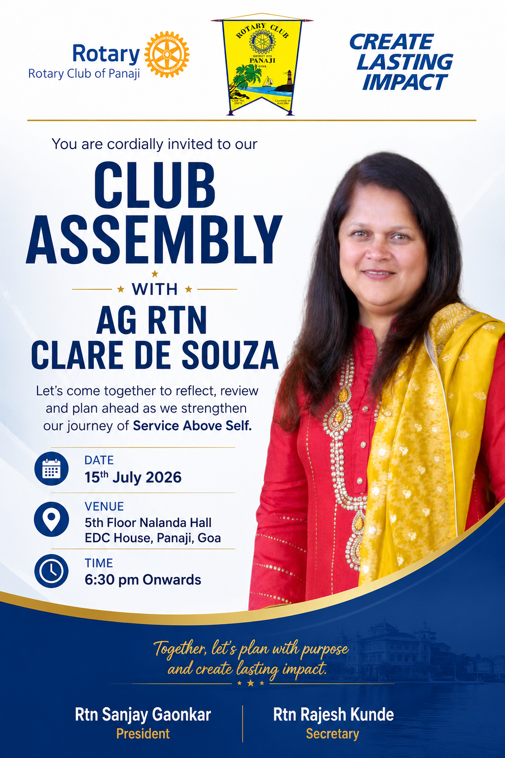 Club Assembly With AG Rtn Clare De Souza